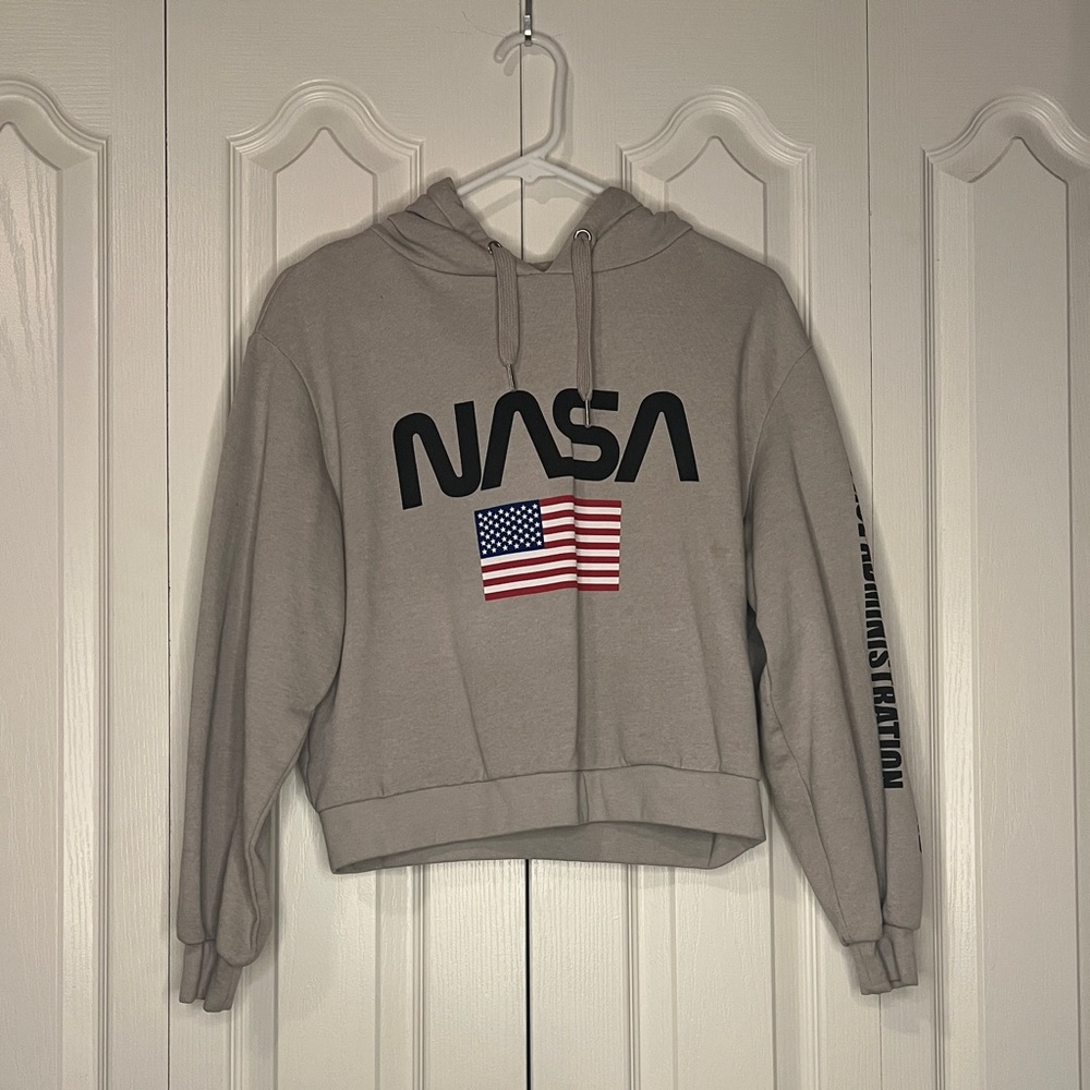 Crop Top Hoodie -NASA